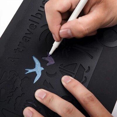 Theme Lace Ruler Diy Handmade Drawing Template Openwork Student Stationery Tool Material Board Plastic 3 Years Old 2021