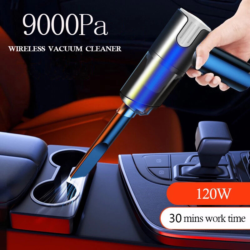 Portable Wireless Car Vacuum Cleaner Handheld Powerful Vacuum Cleaner For Car Cordless Home Appliance Car Products Mini Cleaner