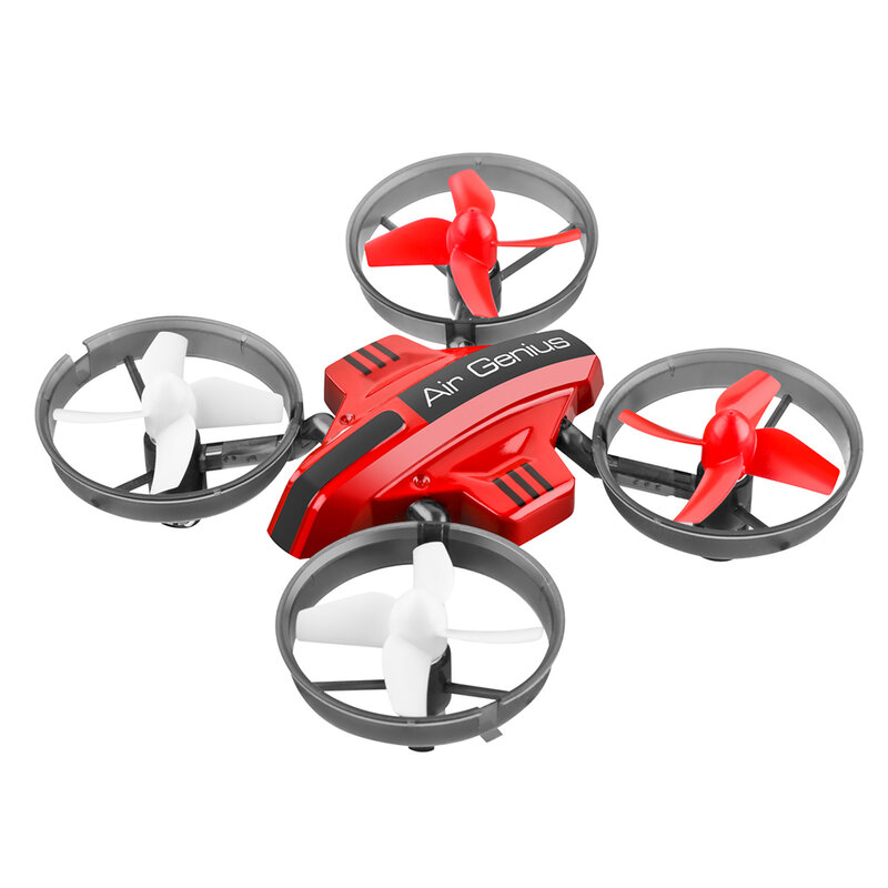 Trois-en-un terre et air télécommande drone Rc mini quadrotor planeur aile fixe jouet pour enfants cadeau
