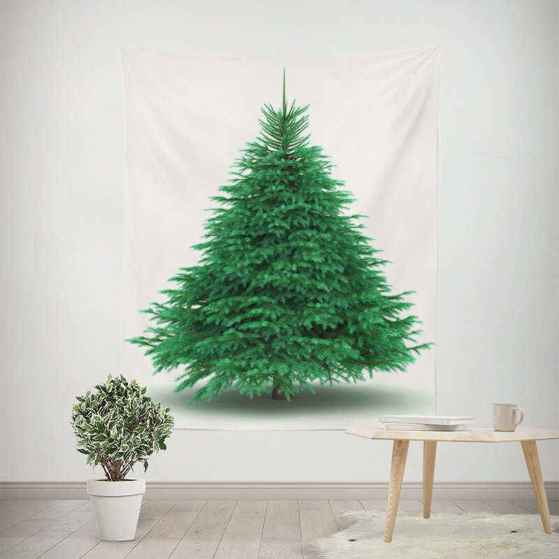2020 nova árvore de natal tapeçaria tapeçaria parede pendurado natal arte tapete decoração natal backbround tapeçarias de pano de parede