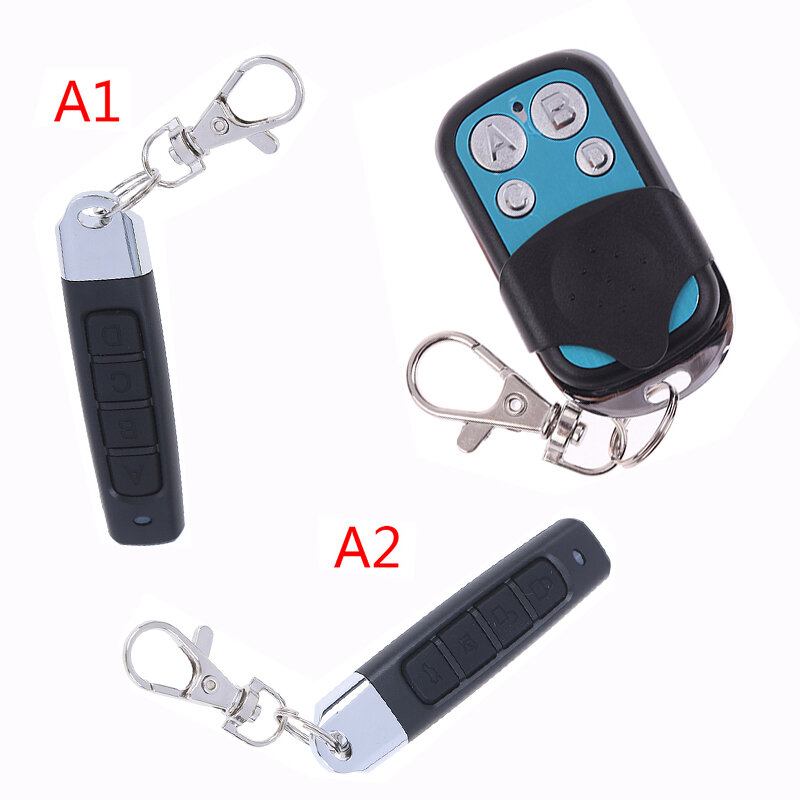 ABCD Wireless RF Remote Control 434 MHz Electronic Garage Gate Door Remote Control Key Fob 1pc