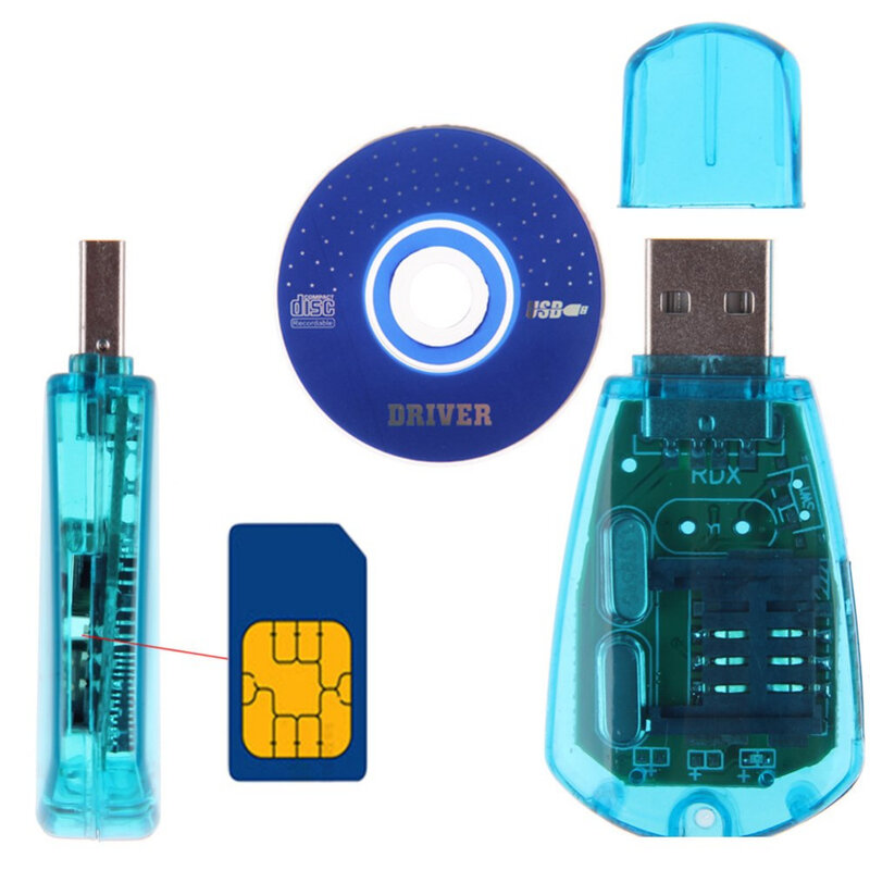 USB ซิมการ์ดซิมการ์ด Writer/Copy/Cloner/สำรองข้อมูล GSM CDMA WCDMA โทรศัพท์มือถือ