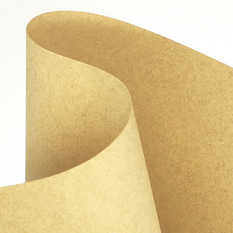 Papel artesanal de artesanato a4 100gsm marrom, papel kraft com 100 peças, papel de envelope