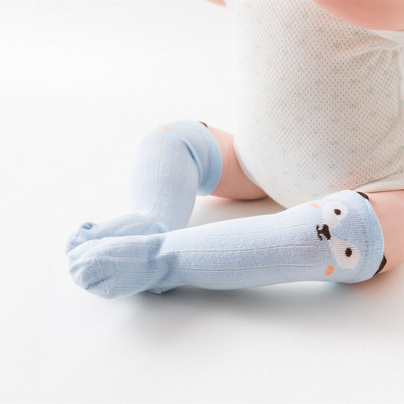 Kaus kaki bayi anak-anak imut kartun cantik kaus kaki balita anak laki-laki perempuan lutut kaus kaki katun lembut bayi hewan uniseks usia 0-3 tahun