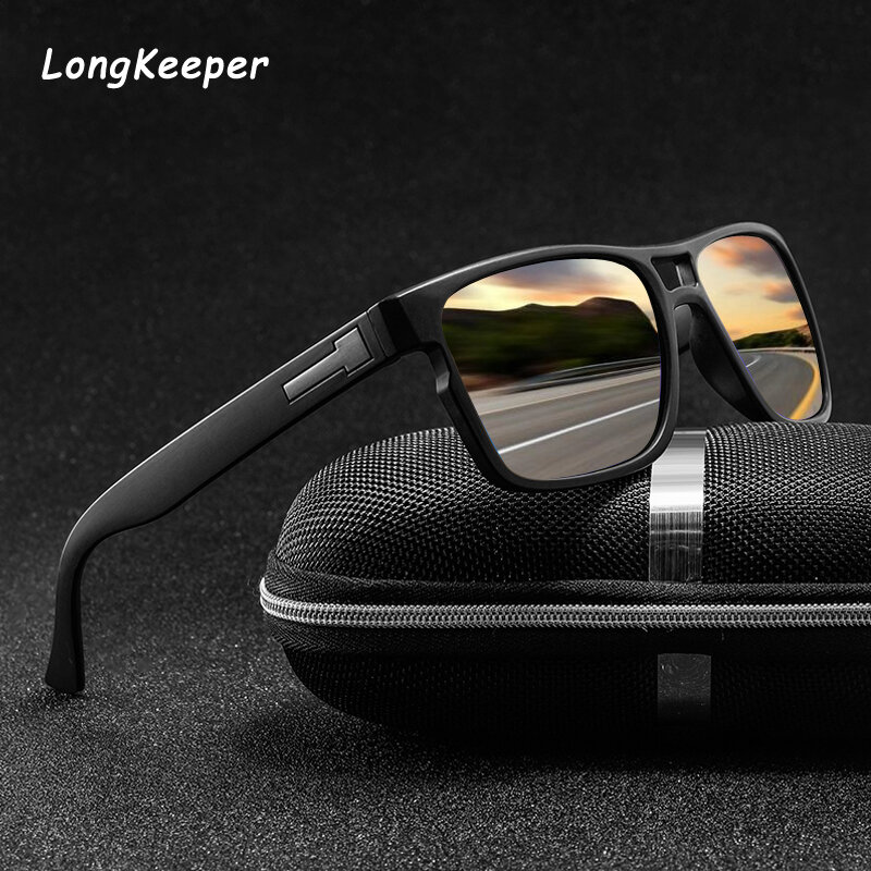 Lunettes de soleil polarisées pour hommes et femmes, lunettes de soleil de conduite vintage, lunettes de pilote anti-UV, lunettes noires, design de mouvement