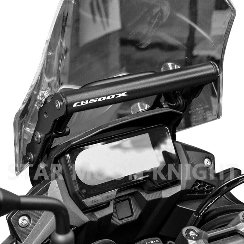 Soporte de navegación de teléfono móvil para motocicleta, soporte de carga USB, GPS/teléfono inteligente para Honda CB 500X CB500X 2016-2023, accesorios