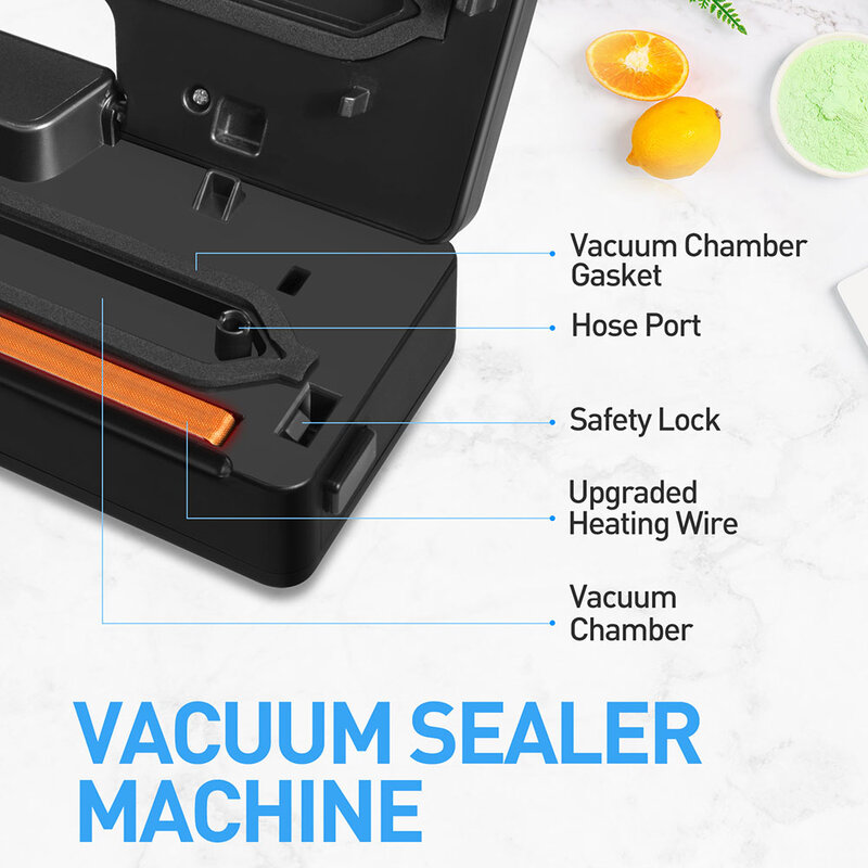 SEATAO-Scelleuse sous vide automatique VM1000, meilleure machine d'emballage, commerciale, domestique, alimentaire, comprend 10 sacs
