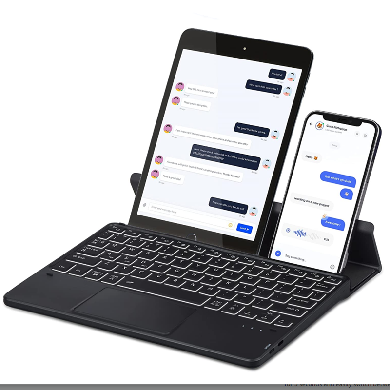 Klawiatura TouchPad podświetlenie Bluetooth dla tabletu CHUWI HI12 HI10 Plus VI10 Plus HI10 Surbook