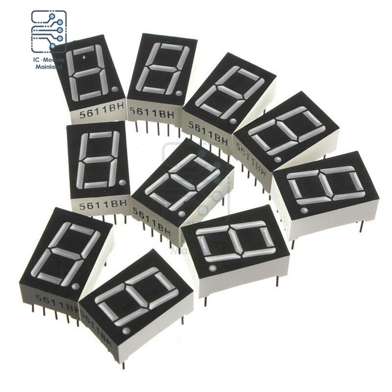 1Pcs LED Digital Display Module Common Cathode LED 7 Segment Bargraph Tube Red 1 /2 / 3 /4 /5 Bit 0.36 / 0.56 / 1.8 /0.5 inch