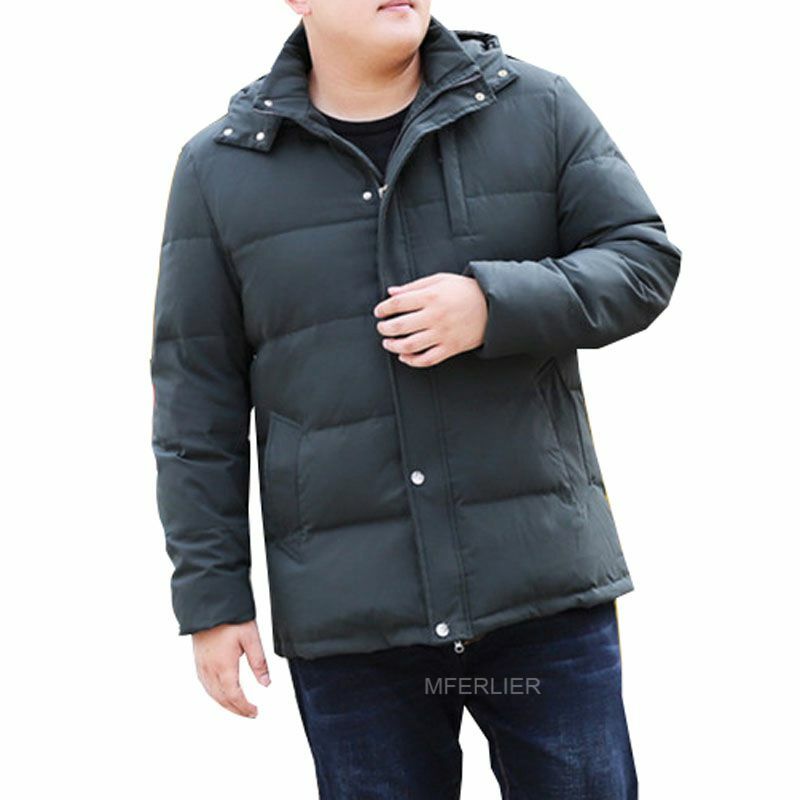 Зимние пуховики больших размеров 5XL 6XL 7XL 8XL 9XL 10XL Бюст 170 см теплое пуховое пальто для холодной погоды