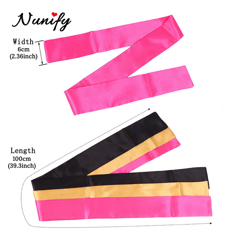 Nunify 1-2ピース/ロットエッジスカーフサテンエッジ敷設スカーフ女性のレースフロントかつらエッジラップかつらノンスリップヘアラップ