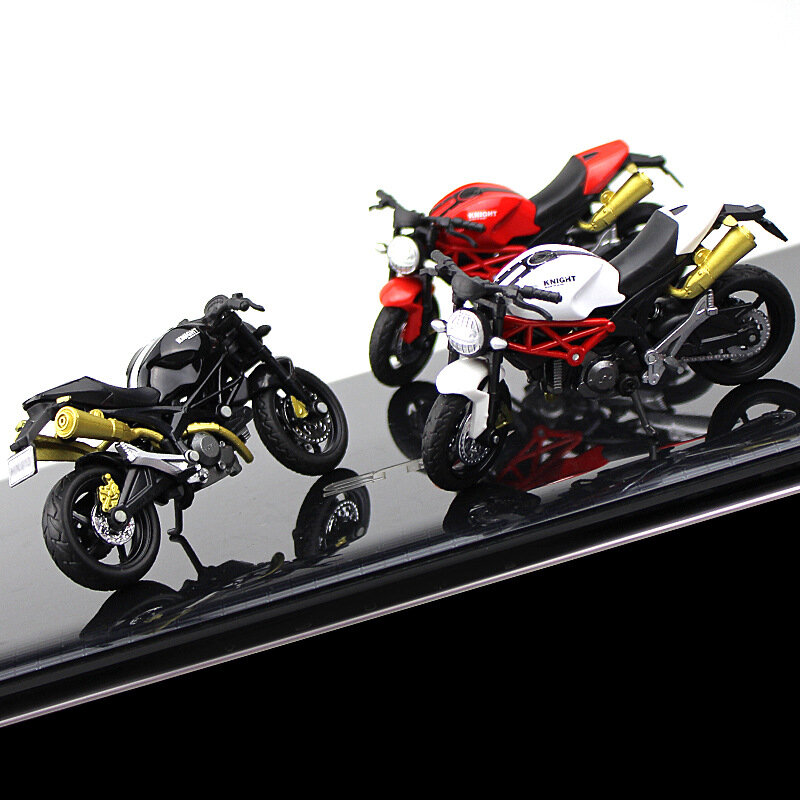 Modelo de motocicleta de aleación de dedo mágico loco, simulación de curva de carretera, Mini juguetes de carreras, regalos de colección para adultos, 6 tipos, 1:16