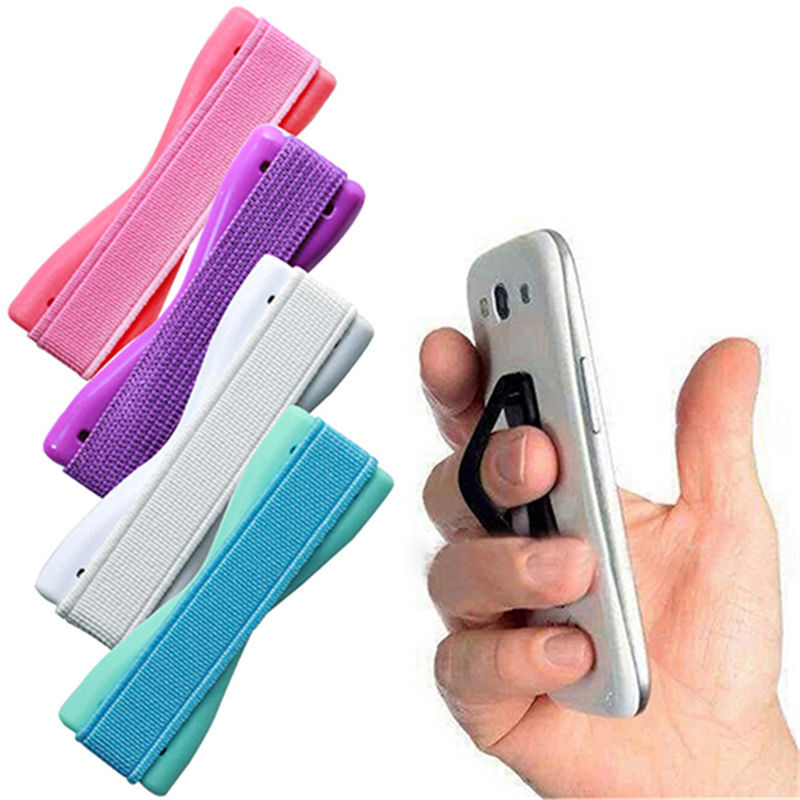 Противоскользящий эластичный ремешок JINHF, универсальный держатель для телефона Apple iPhone Samsung, держатель на палец для мобильных телефонов, планшетов