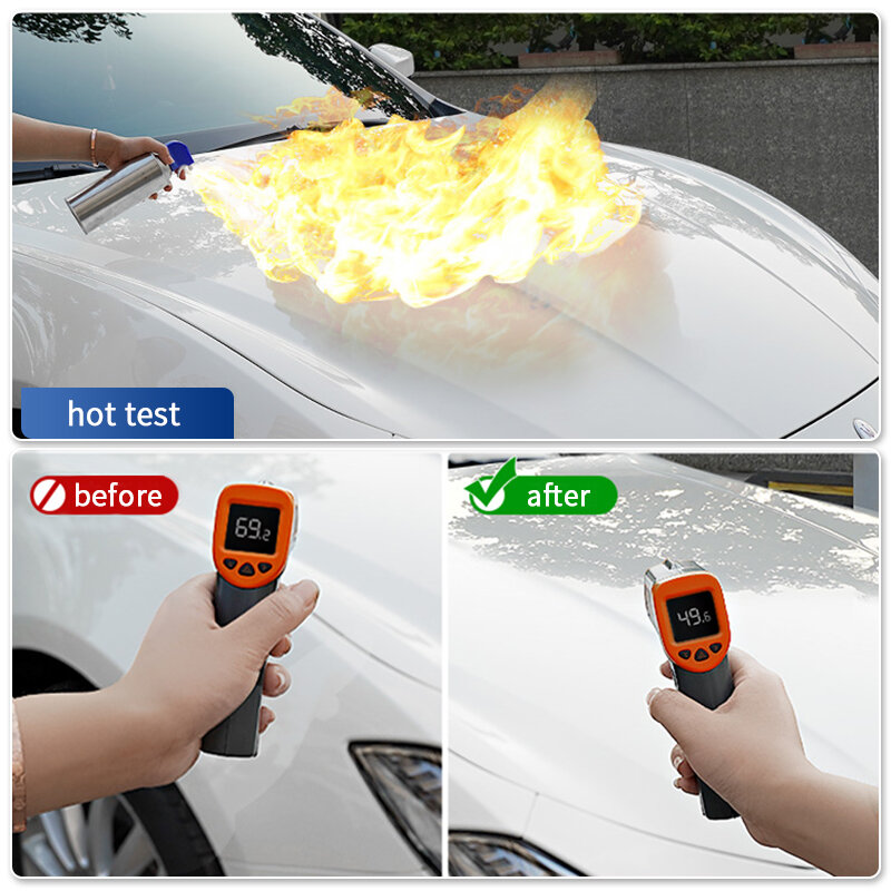 9H เซรามิค Coating Mobil Hydrochromo Paint Care Nano Top Quick Coat Polymer รายละเอียดการป้องกัน Liquid Wax Car Care HGKJ S6