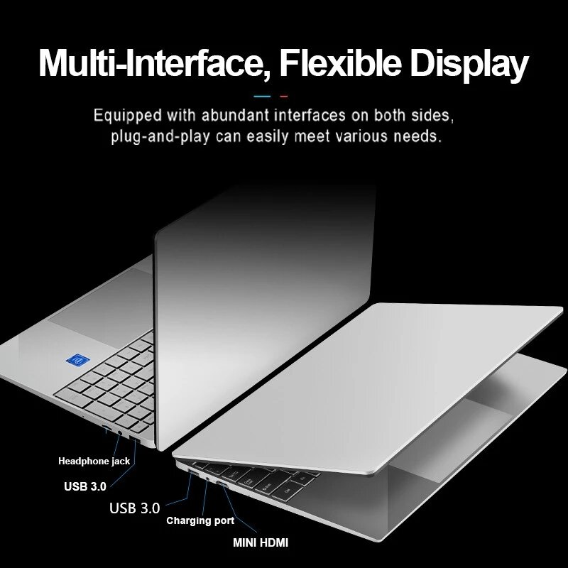 2022 Max RAM 36GB DDR4 2TB SSD 15.6 pollici Laptop Ultrabook in metallo AMD Ryzen 5 3500U Windows 10 Notebook per Computer da gioco 5G WiFi