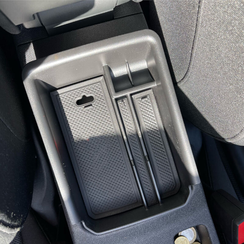 Contenitore del vassoio della scatola di immagazzinaggio del guanto del bracciolo della Console anteriore nera dell'automobile per Audi A3 8Y A3L berlina berlina Sportback 2020 2021