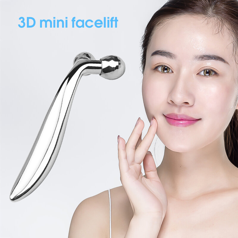 3D Roller Massager Facial Massage Handheld Y Shape Wrinkle Remover Face-lift Roller Full Body Relaxation 360 Rotate Instrument