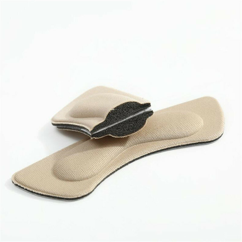 3Pairs Soft Foam Insoles High Heel Shoes Pad Heel Feet Stick Foot Pad Cushion Insoles Protector Relieve Pain Heel Grips Liner
