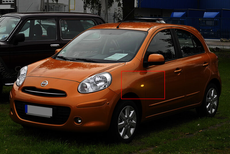ANGRONG – 2 indicateurs latéraux LED ambre dynamique, lentille noire L + R pour Nissan Cube Note Qashqai Micra