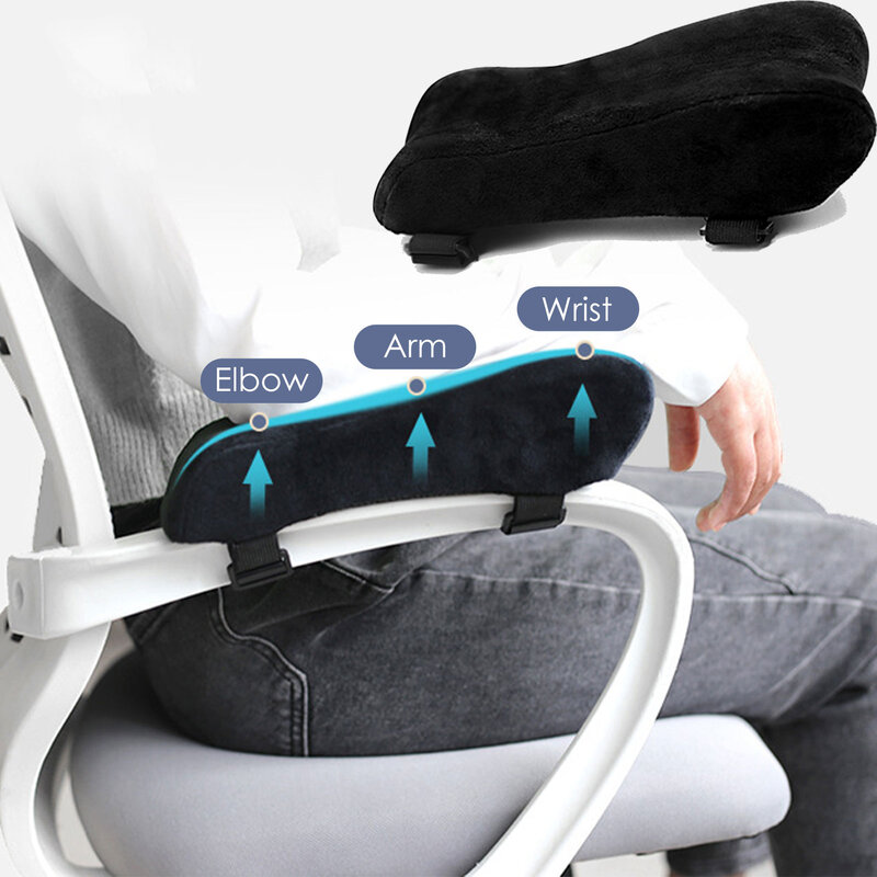 Podłokietnik do fotela biurowego poduszka na łokieć wygodna poduszka podtrzymująca z pianki Memory poduszka na sofę wewnętrznego rdzenia do fotel do gier domowego biura