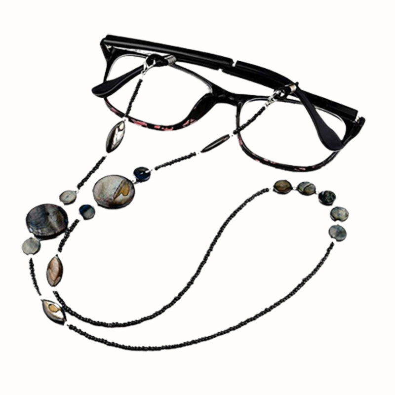 แว่นตาอ่านหนังสือโซ่เชลล์ลูกปัดผู้หญิงเชือกสายคล้องแว่นตากันแดด Retainer เครื่องประดับเชือก2022