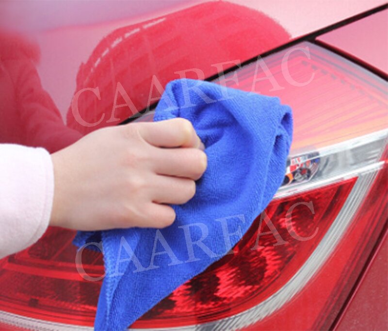 منشفة غسيل السيارات من الألياف الدقيقة ، 30 × 30 سنتيمتر ، قماش تجفيف ، سهلة الامتصاص ، عالمية ، لجميع السيارات ، جودة عالية