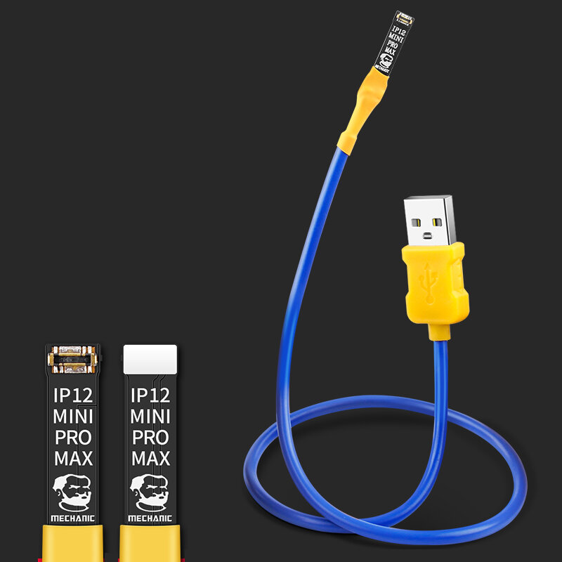 Cable mecánico de prueba de corriente de fuente de alimentación CC para iPhone 12/12pro/12pro max/12mini, línea de arranque de reparación