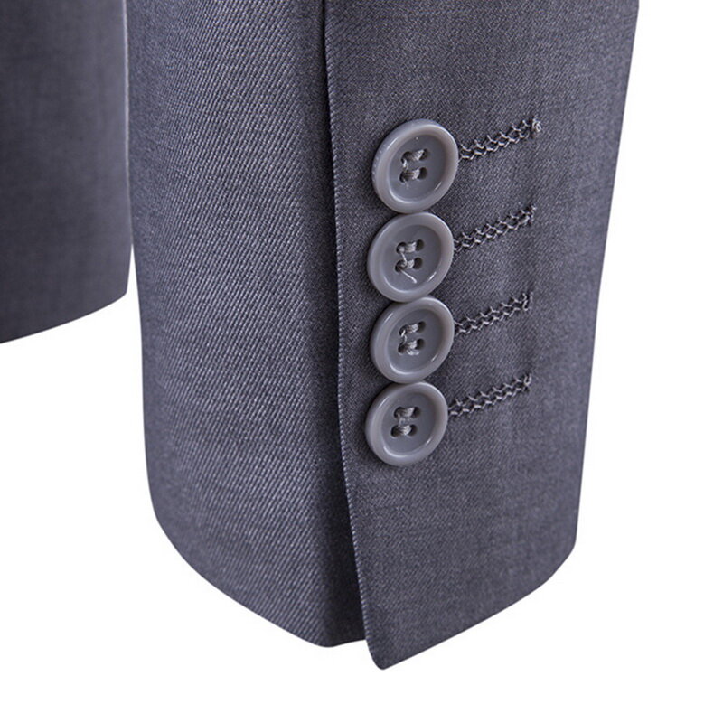 Костюм MJARTORIA мужской деловой из 3 предметов, пиджак + жилет + брюки, модный однотонный приталенный Свадебный комплект, Винтажный Классический...