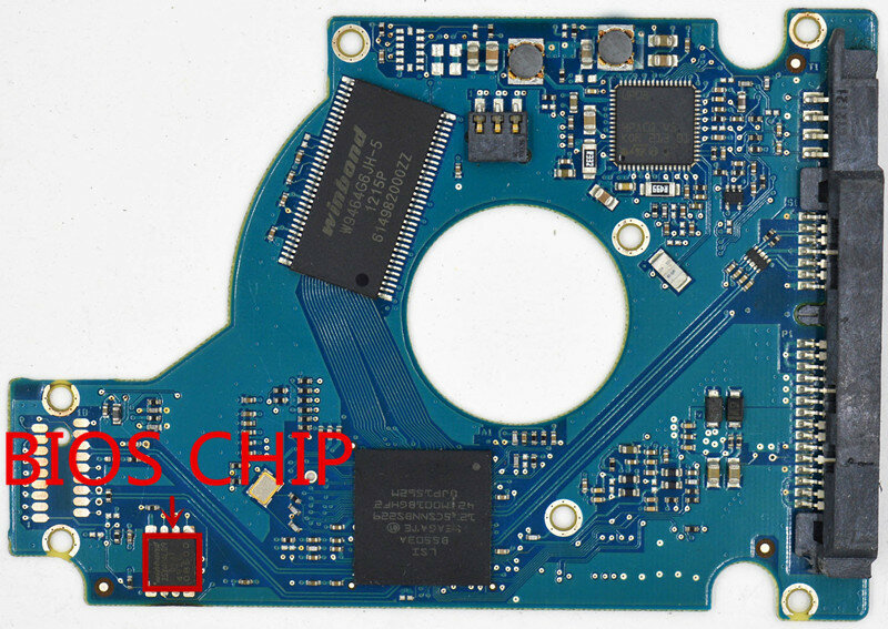 ST9500325AS Hard disk circuito bordo di Seagate HDD PCB della Scheda Logica, 100664637 RevA / 100664635