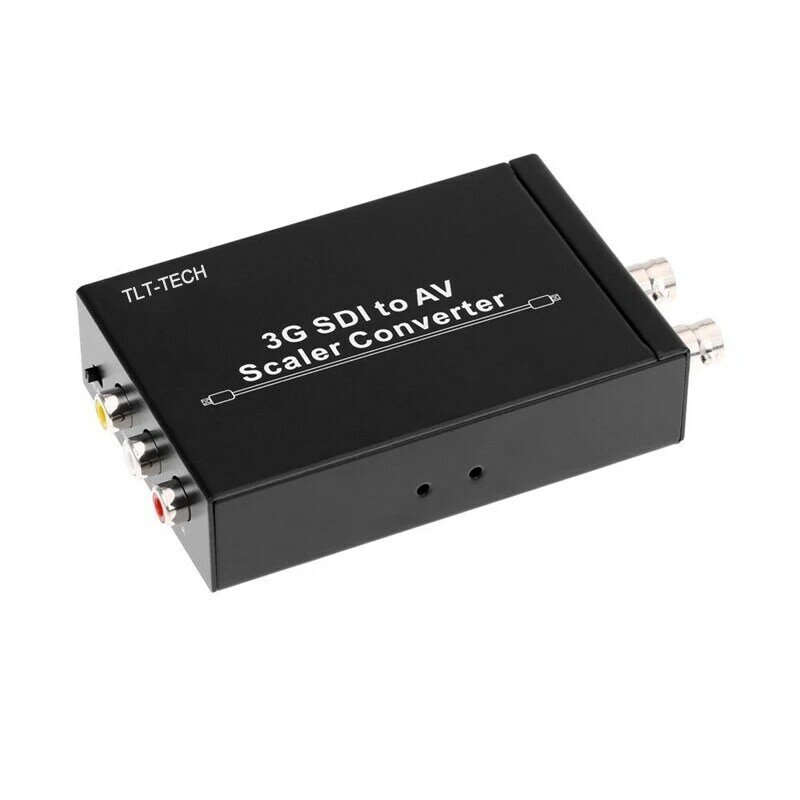 TLT-TECH 3G SDI BNC to AV CVBS PAL/NTSC SDI 3G SDI Scaler Converter to AV converter to CRT HDTV