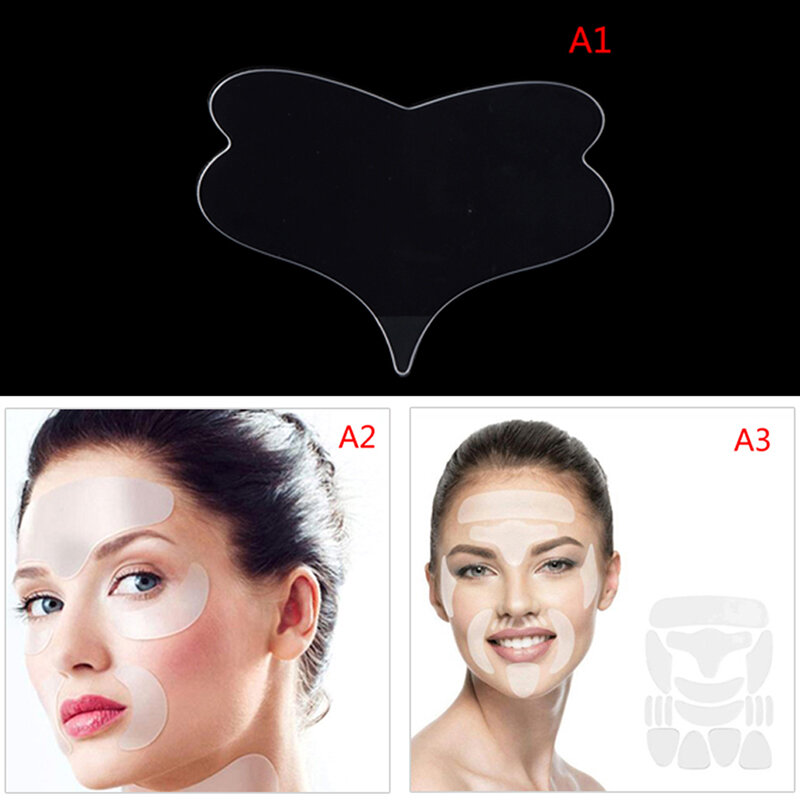 Almohadilla de silicona antiarrugas para el cuidado de la piel, almohadilla para estiramiento facial, pecho y cuello, reutilizable, 1/5/16 Uds.