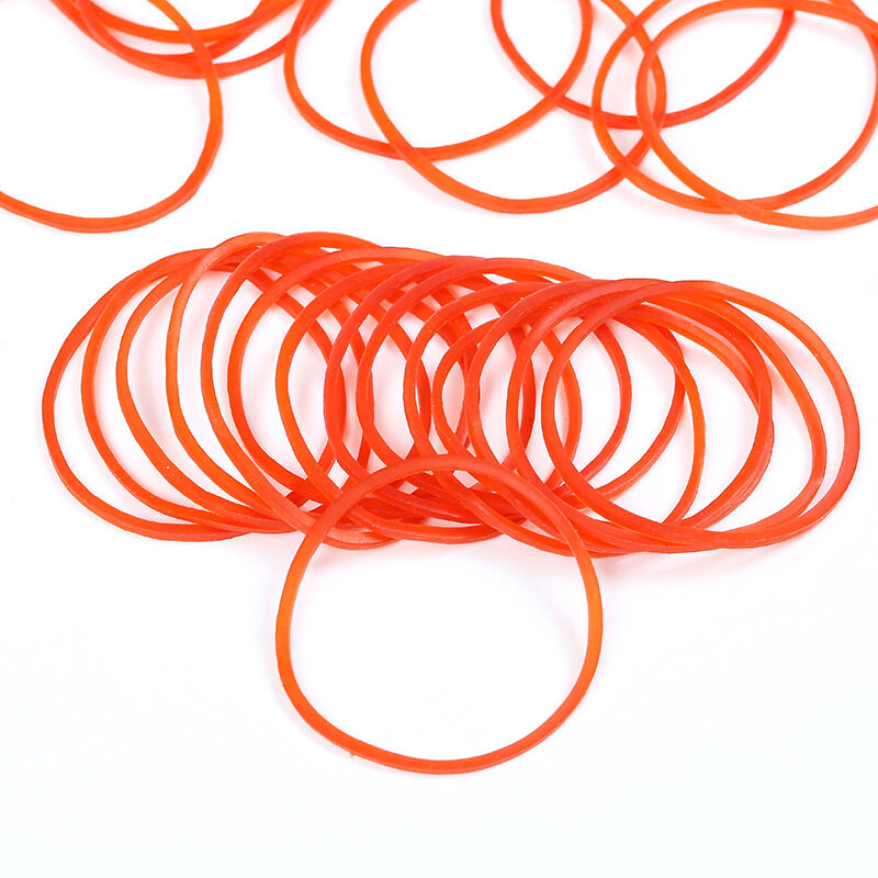 100 sztuk/paczka czerwone okrągłe opaski gumowe 38 mm szkolne akcesoria biurowe strona główna gumka papiernicze spinania dostaw