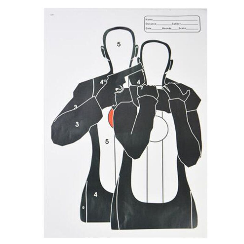 Cible de tir à l'arc en papier, jeu de 10 pièces 12x17 pouces, accessoire de haute qualité pour pratique de chasse