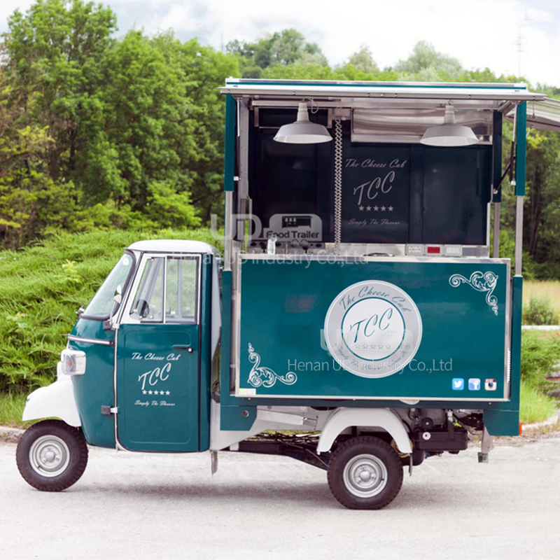 Triciclo eléctrico de 3 ruedas, carrito de comida móvil, remolque de Pizza, helado, para perros calientes, nuevo estilo, a la venta