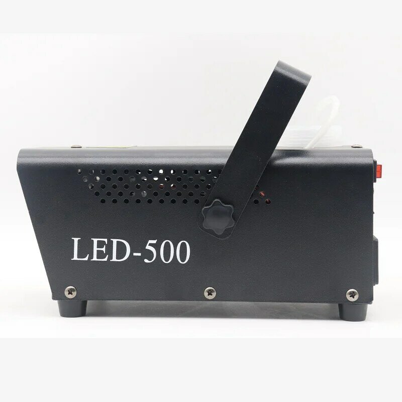 Nowa automatyczna maszyna do dymu przeciwmgielnego 500W 6 RGB LED profesjonalne światło dyskotekowe z pilotem do pokazu weselnego DJ Club