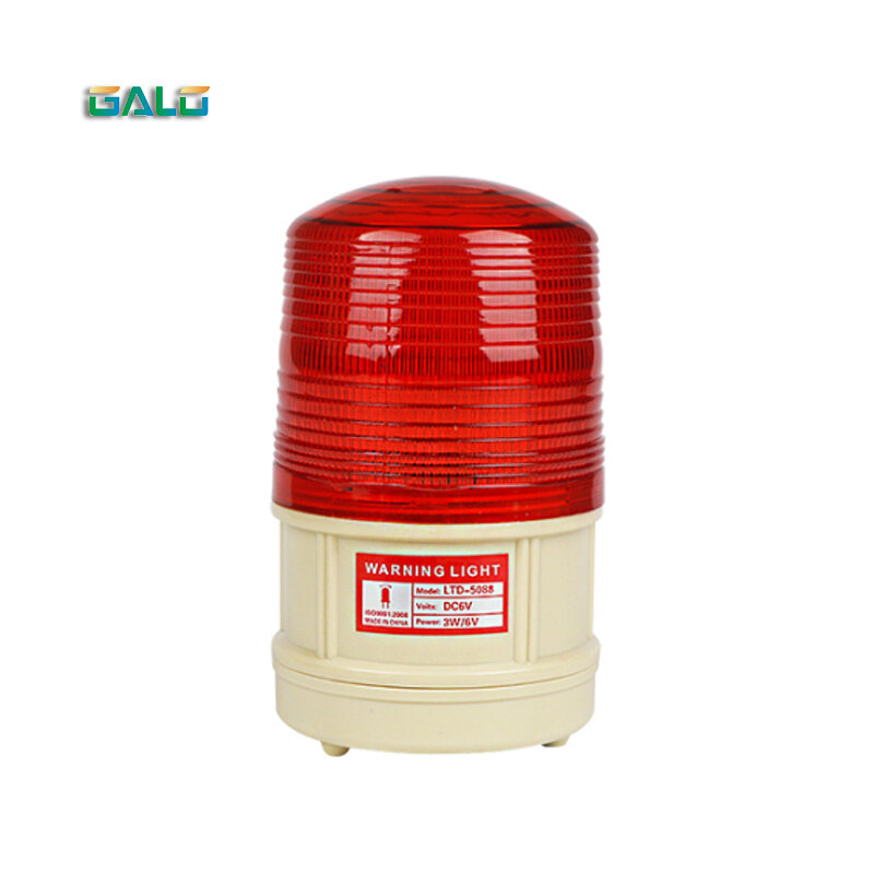 Lámpara de luz intermitente LED con batería lámpara de alarma para advertencia al aire libre por la noche, advertencia de fallo de carretera