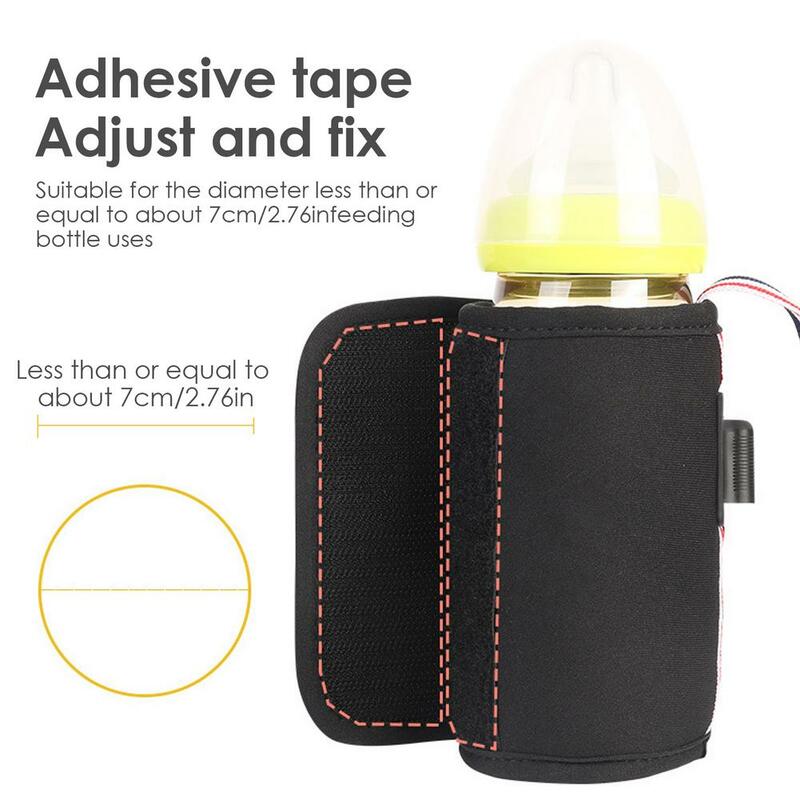 USB เครื่องอุ่นขวดนมกระเป๋านมร้อนขวดความร้อน Keeper สำหรับทารก Care อัจฉริยะแบบพกพาปรับอุ่นนมอุปกรณ์