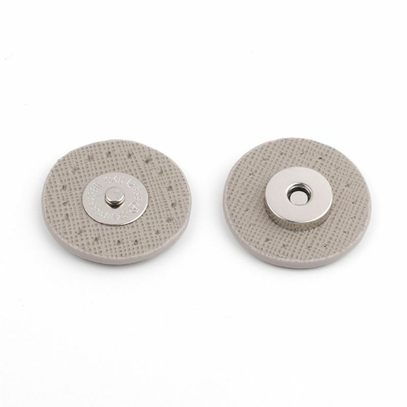 Circle Sew-on Magnetic Button Bag Wallet Clasp Snaps Metal Fastener Sewing Craft DIY Accessories