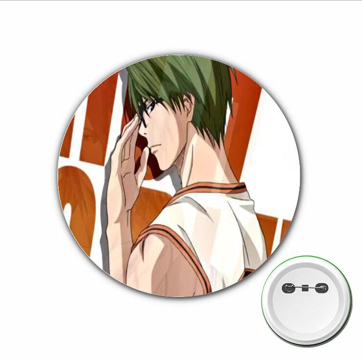 3pcs anime Kuroko's Baske Cartoon Cosplay Badge rufy spilla Pins icone Badge decorazione Badge bottone vestiti accessori