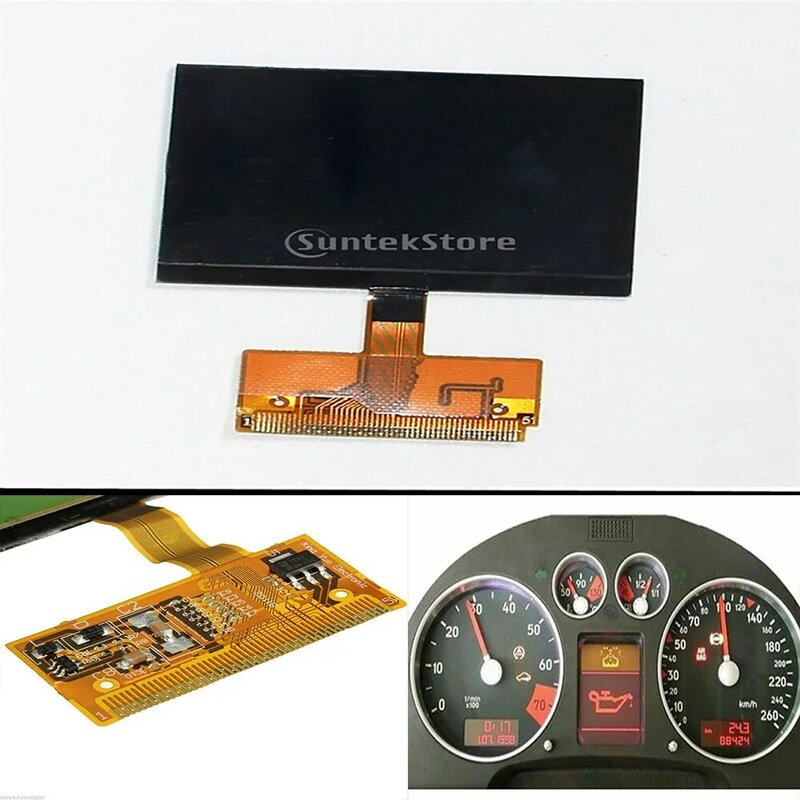 Pantalla LCD para placa madre de coche, reparación de píxeles para Audi A3, A4, S4, A6, S6, B5, C5, vw Sharan, velocímetro de grupo de instrumentos