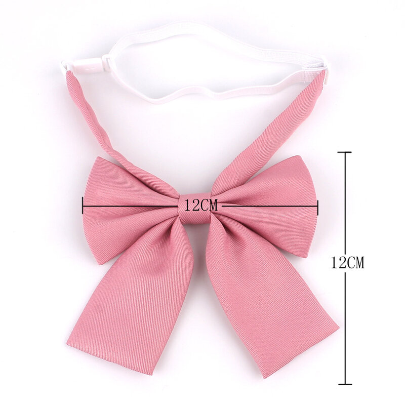 Ladies Large Bowtie Oversize Bow tie For Women Uniform Collar Butterfly Bow knot Adult Solid Bow Ties Cravats Girls Red Bowties