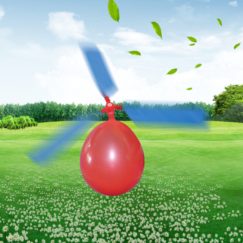 Balon helikopter środowiskowe kreatywne zabawki balon samolot śmigło dzieci tradycyjne klasyczne latające zabawki losowy kolor