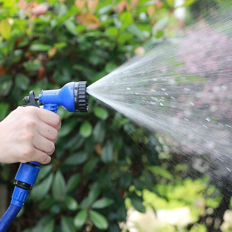25FT-200FT Garten Schlauch Erweiterbar Flexible Wasser Schlauch Kunststoff Schläuche Auto Waschen Wasser Pistole Garten Sprayer Bewässerung Bewässerung Werkzeuge