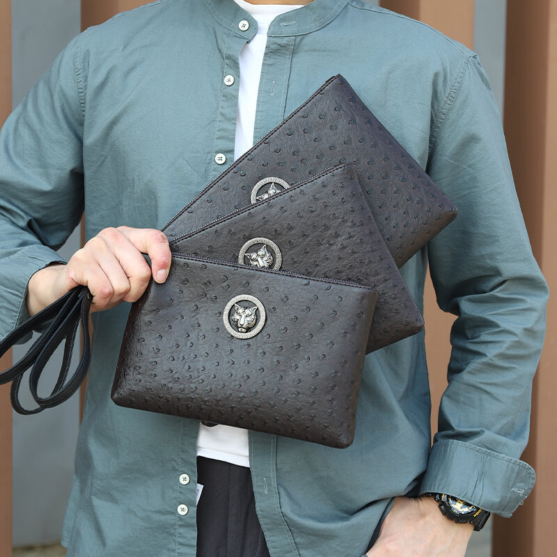 2021 새로운 디자인 남자의 하루 클러치 비즈니스 핸드백 남성 봉투 가방 캐주얼 여행 가방 다기능 남자의 가방 iPad 케이스