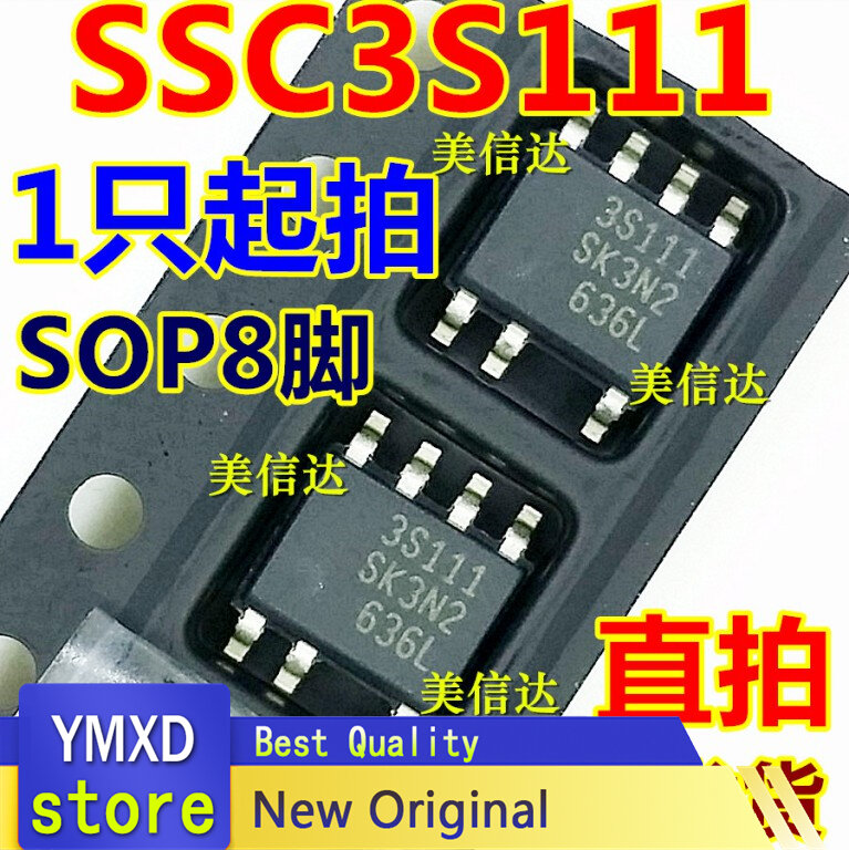 10 pçs/lote ssc3s111 3 s111 sc3s111 chip de gerenciamento de energia de patch sop-7 lcd novo original