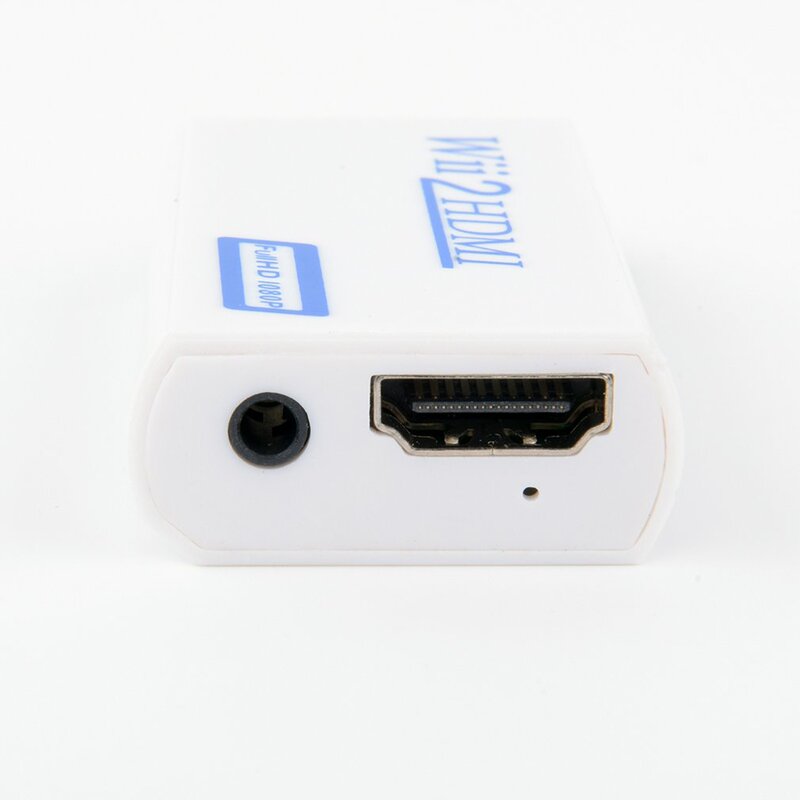 Dla konwertera Wii na HDMI wsparcie FullHD 720P 1080P 3.5mm Audio Adapter Wii2HDMI dla konwertera HDTV Wii dropshipping