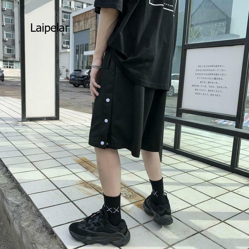 2021 Casual Shorts Men's Summer Thin Loose Wear Breasted Basketball Pants Versatile Sports Capris
