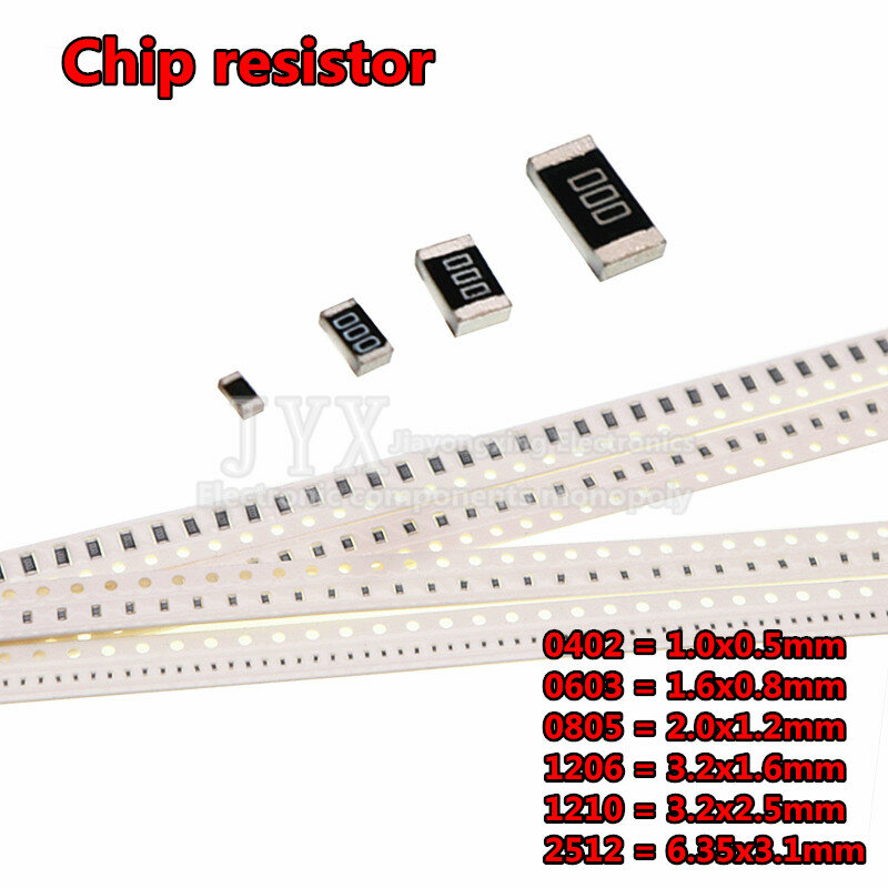 100Pcs 0603 SMD 1/8W Resistor Chip Resistor 0 Ohm ~ 10M 0R 1K 4.7K 4K7 10K 100K 1 10 100 220 330 Ohm 0R 1R 10R 100R 220R 330R