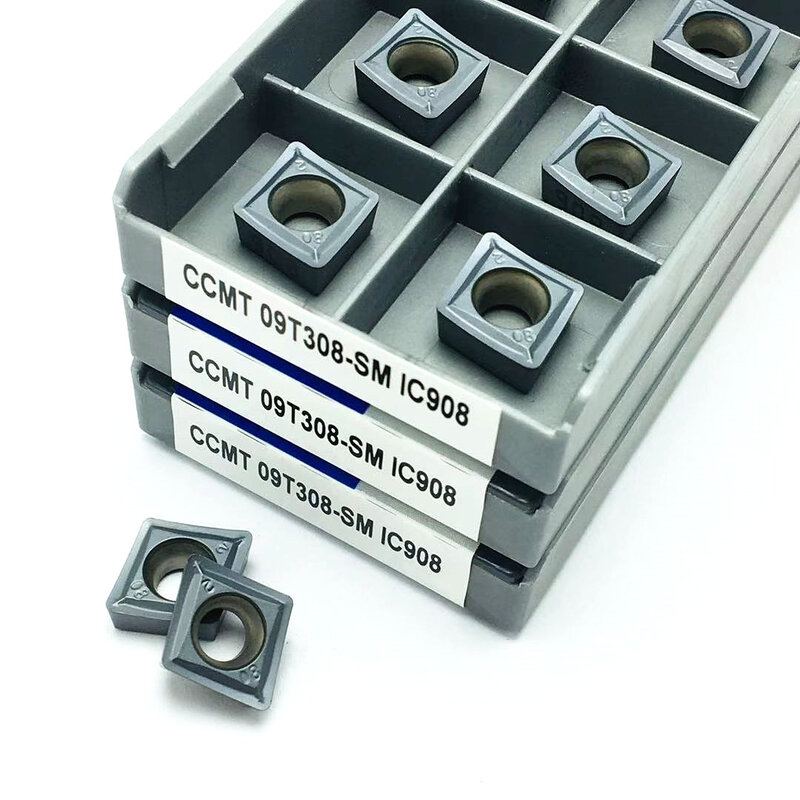 Cemented carbide insert CCMT09T304 SM IC907 CCMT09T308 SM IC907 IC908 internal turning tool CCMT 09T304 CCMT060204 CNC parts
