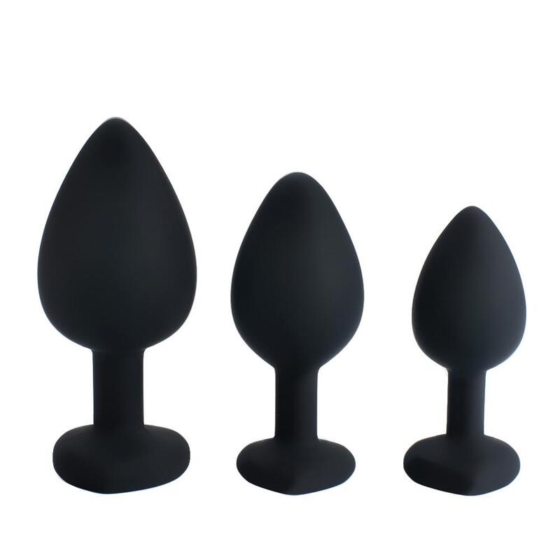 Silicone Anal Plug Vibrator Sex Toy Prostate Massager Anus Toy For Women Couple Gay Removable Jewel Decoration Butt Plug Erotic